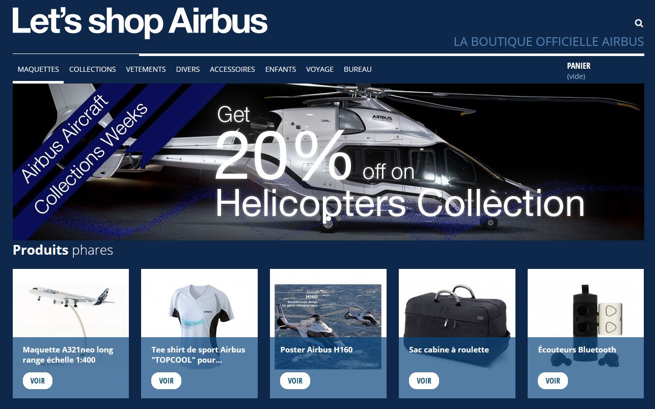 Connexion réussie pour Airbus Shop entre sa gestion commerciale Sage et son site ecommerce PrestaShop Connexion réussie pour Airbus Shop entre sa gestion commerciale Sage et son site ecommerce PrestaShop