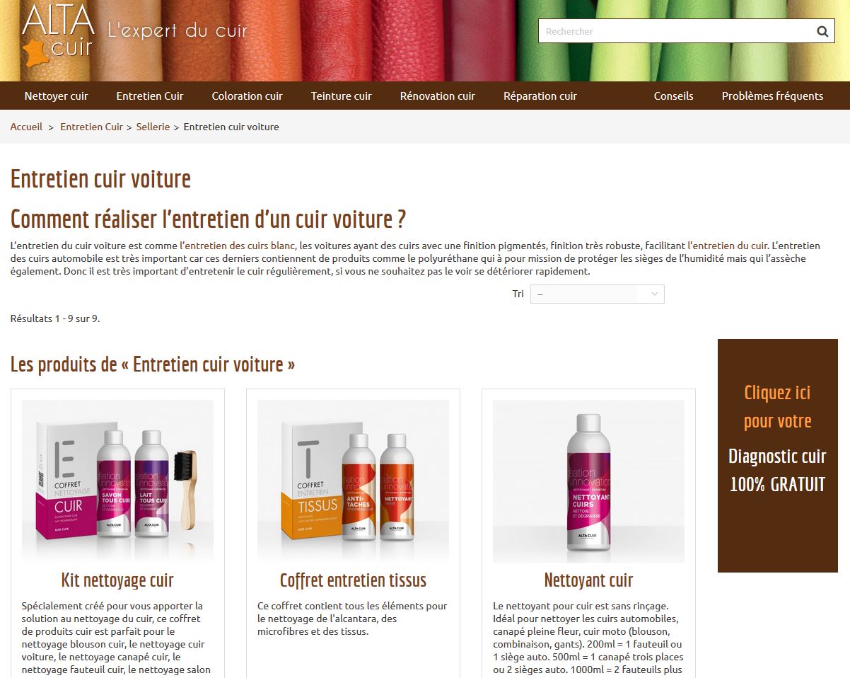 Connexion réussie pour Alta Cuir entre sa gestion commerciale Sage et son site ecommerce PrestaShop Connexion réussie pour Alta Cuir entre sa gestion commerciale Sage et son site ecommerce PrestaShop