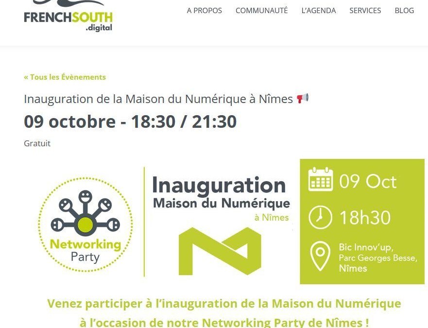 Ce soir c’est Networking Party au Parc Georges Besse