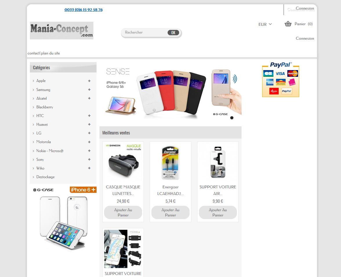 Connexion réussie pour Mania Concept entre sa gestion commerciale Sage et son site ecommerce PrestaShop Connexion réussie pour Mania Concept entre sa gestion commerciale Sage et son site ecommerce PrestaShop