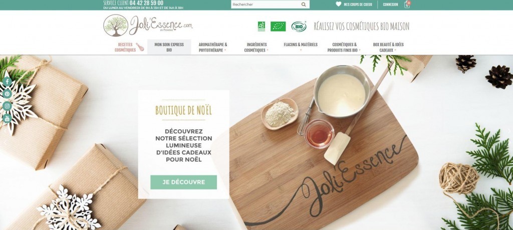 Joli'Essence, spécialiste en Cosmétiques maison connecte son PrestaShop à Sage 100 ODBC