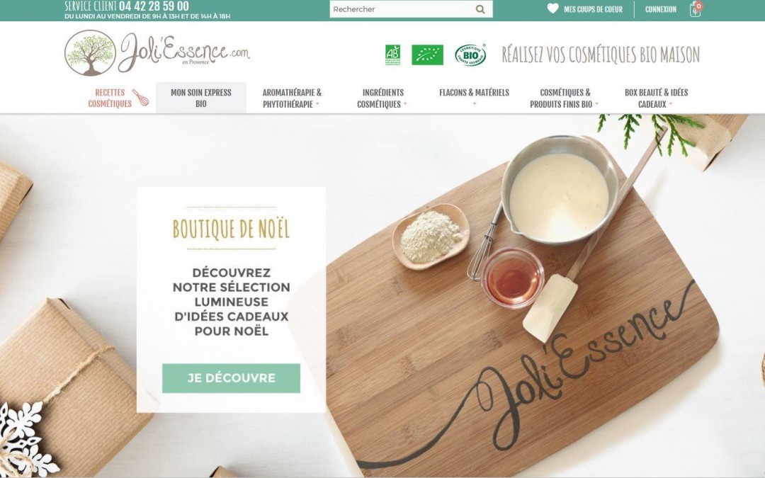 Joli’Essence et ses Cosmétiques maison