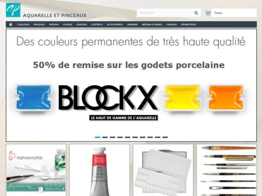 AQUARELLE ET PINCEAUX
