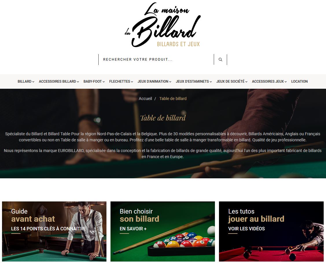 La maison du billard