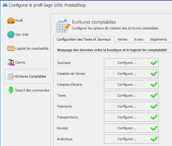 Menu-de-paramétrage-Atoo-Sync-Export-Compta Paramétrage Atoo-sync Export Compta