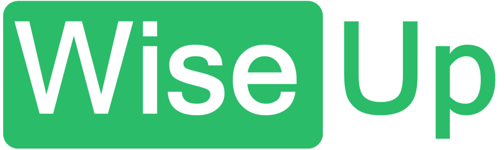 Logo Wise UP vert sans base line